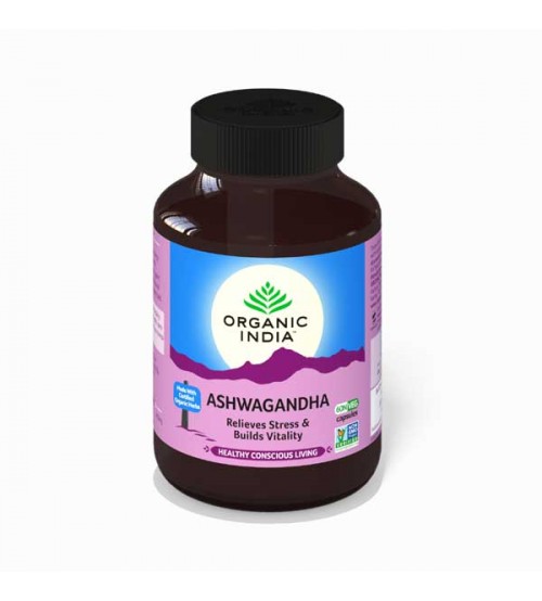 Viên uống nhân sâm Ashwagandha Organic India
