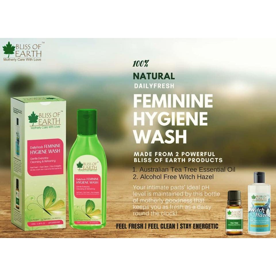 BOE daily feminine hygiene wash - Dung dịch vệ sinh Bliss Of Earth 110ml - No box - DATE 12/2022